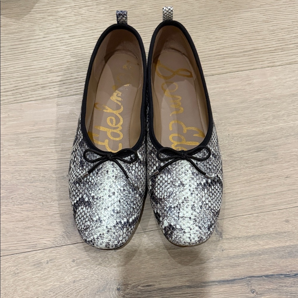 Sam Edelman snakeskin ballet flats
